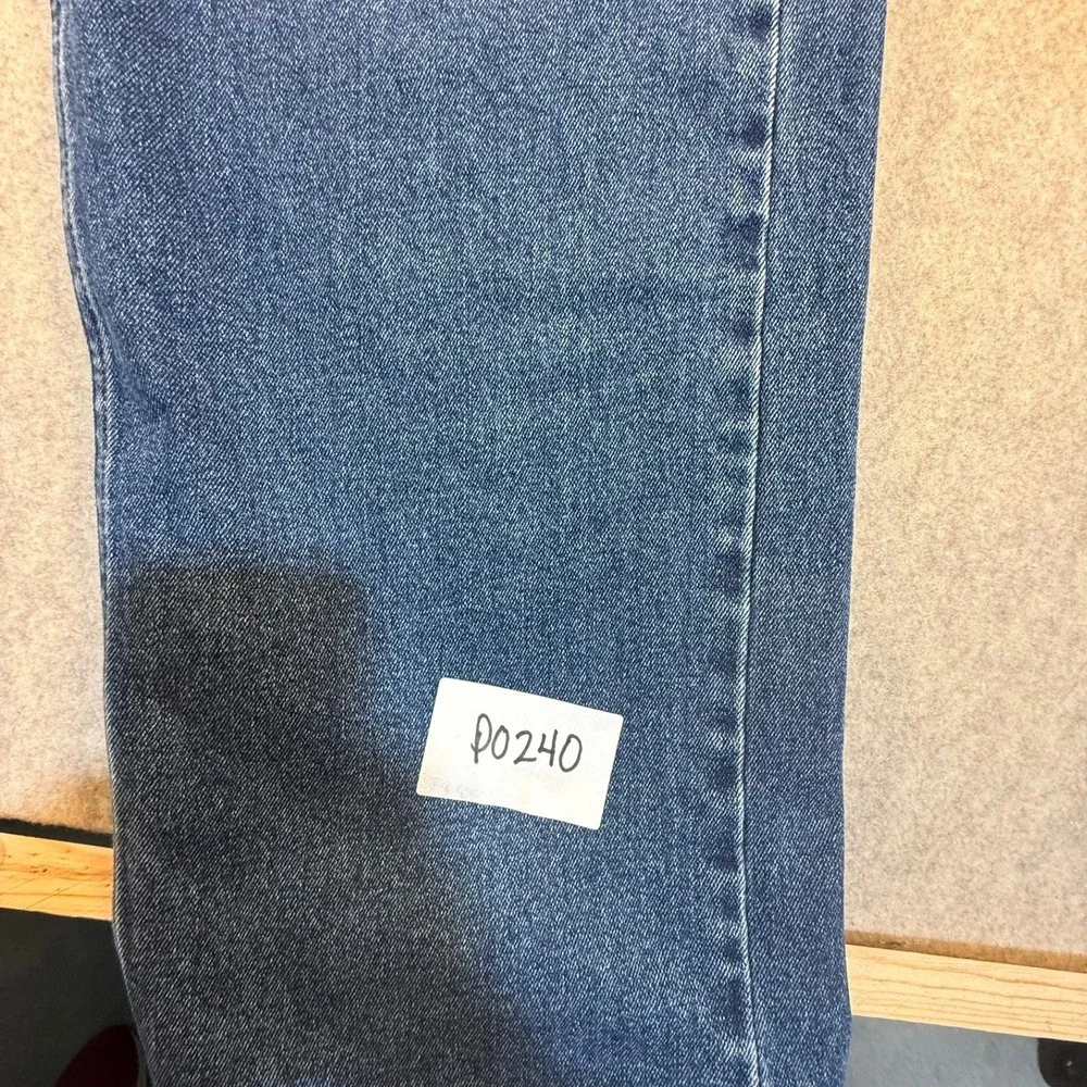 Levis 505 Regular Fit Straight Leg Jeans Mens 40x32 Blue Denim Medium Wash 00505
